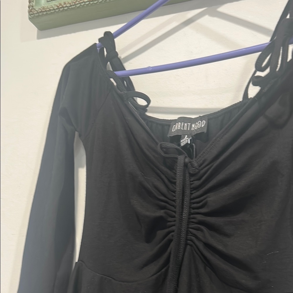 Current Mood Black Asymmetrical Handkerchief Hem … - image 3